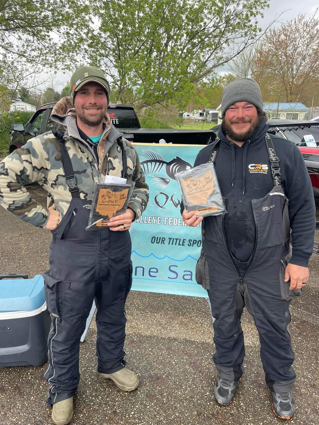 Mosquito Lake wildlife officials collect walleye eggs to ensure