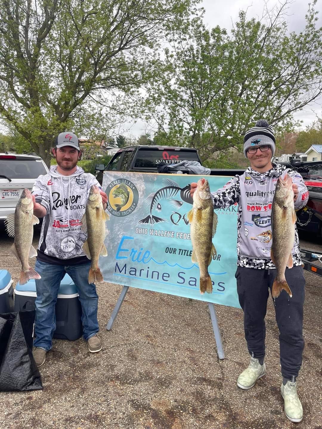 Mosquito Lake wildlife officials collect walleye eggs to ensure